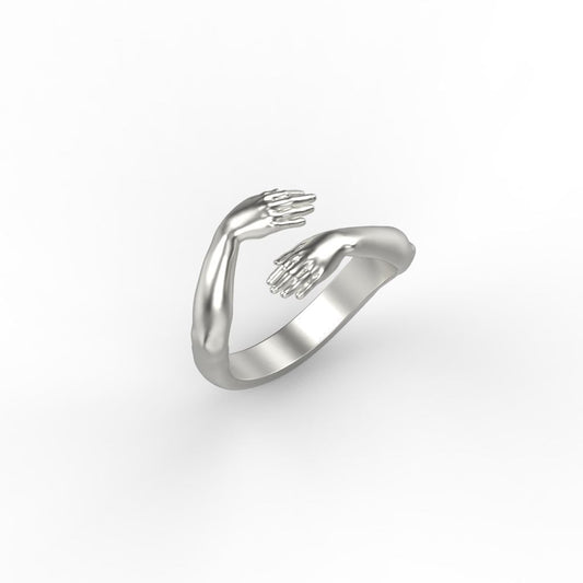 Women's 14k Hugging Hands Ring