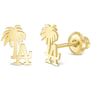 14K L.A. Lifestyle Stud Earrings