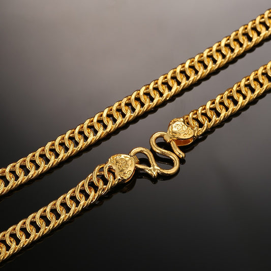 Solid Gold Cuban Link Chain Heavy!