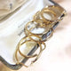 18k Gold Round Hoop Earrings