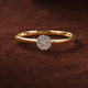 Round Diamond Dainty Ring