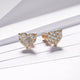 Classic Heart Yellow Gold Earrings