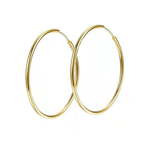 18k Gold Hoop Earrings