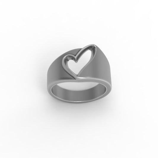 Womens Heart Ring