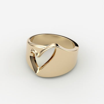 Womens Heart Ring